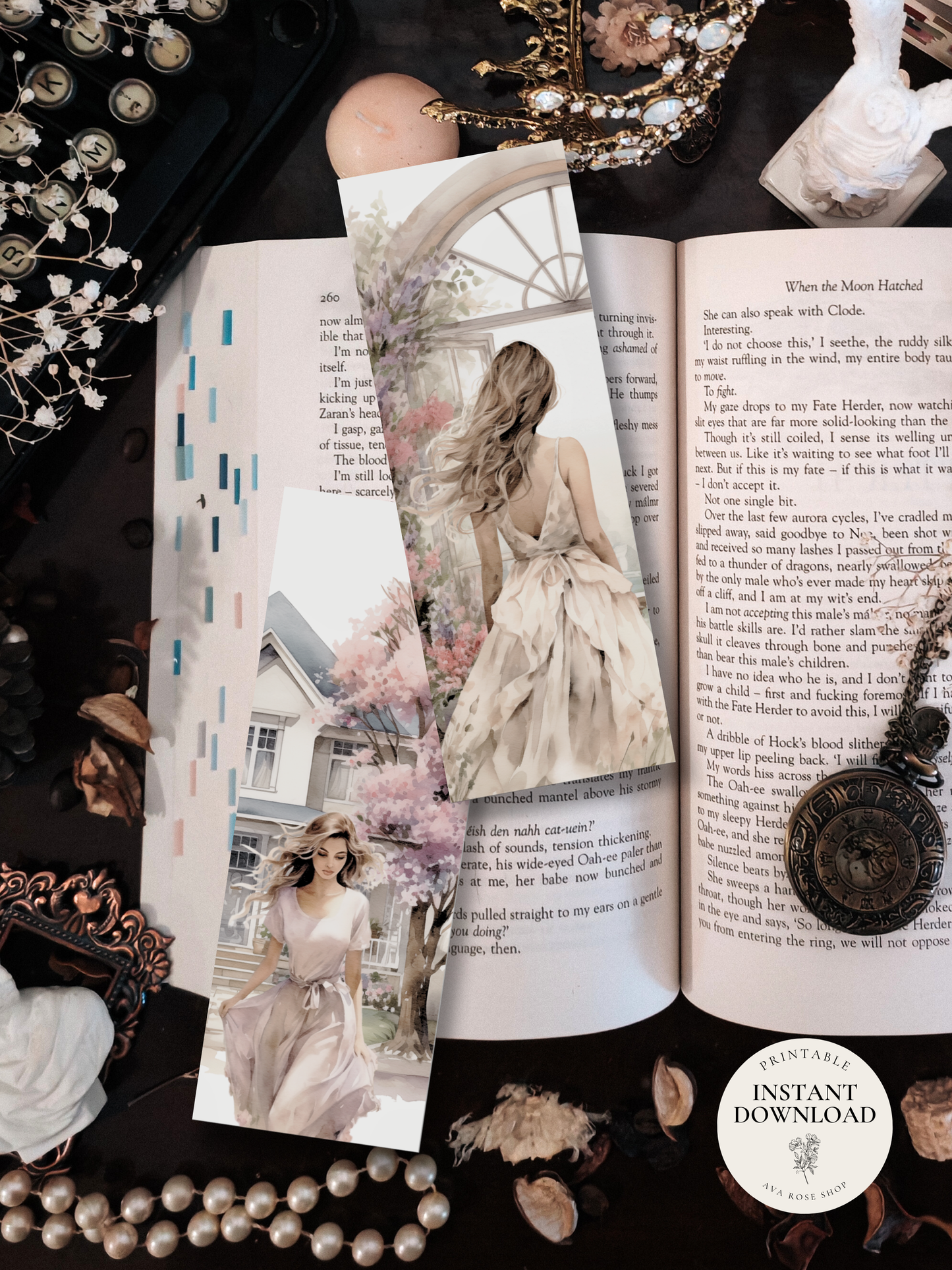 In my romance era / PRINTABLE BOOKMARKS