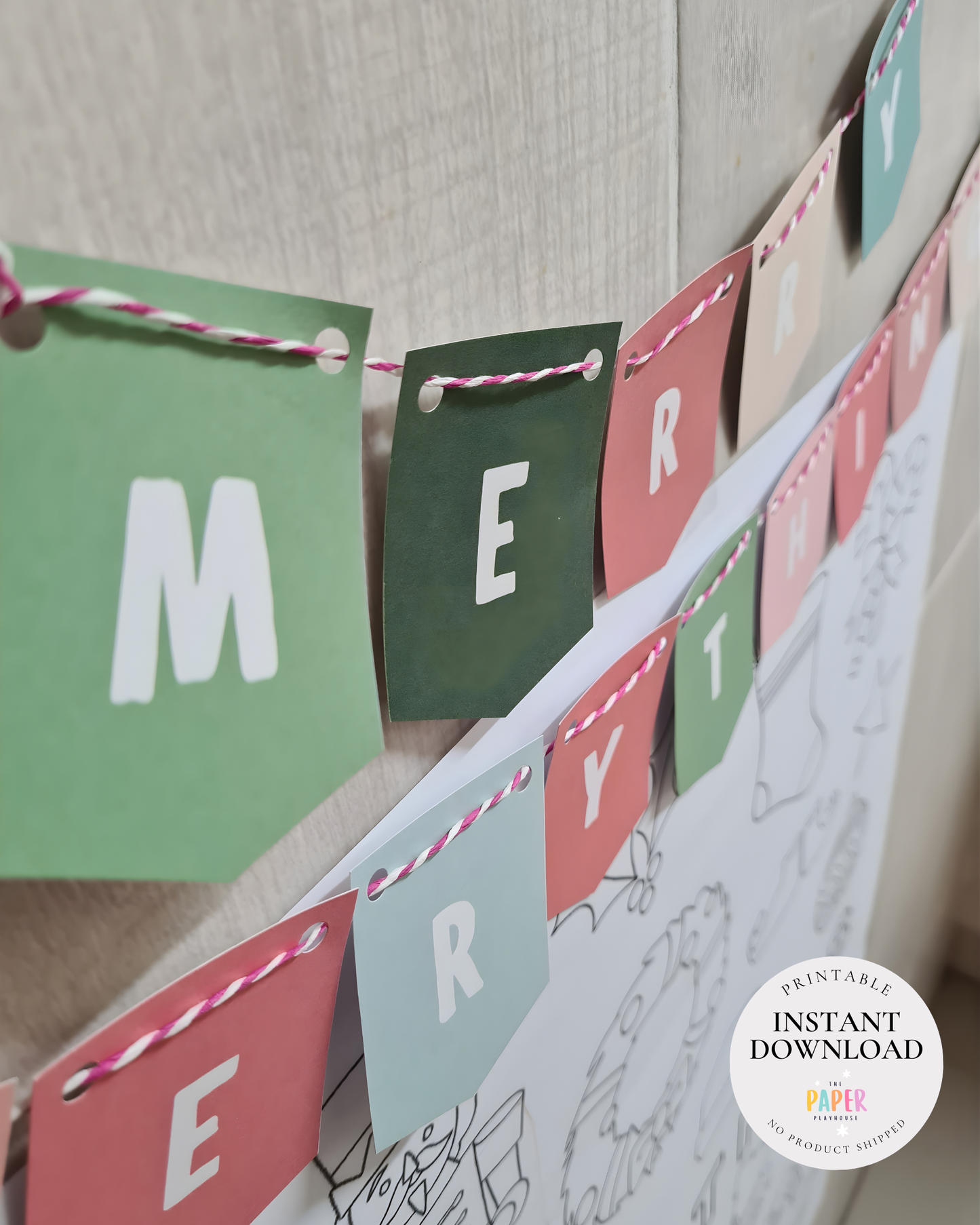 GIANT A1 COLOURING PAGES & BANNERS / Printable download