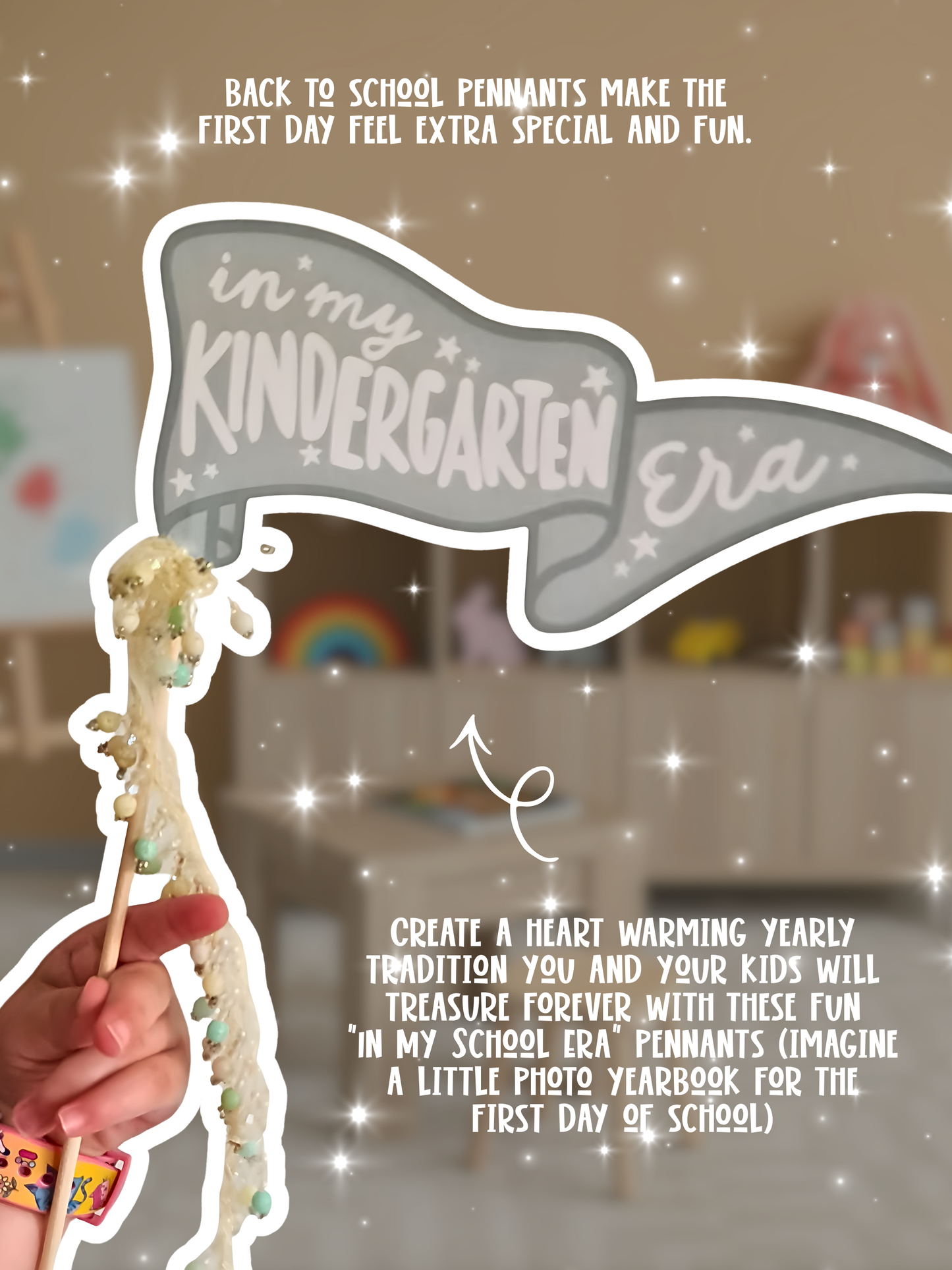 IN MY SCHOOL PENNANTS| KINDERGARTEN TO GRADE 12 / Printable download