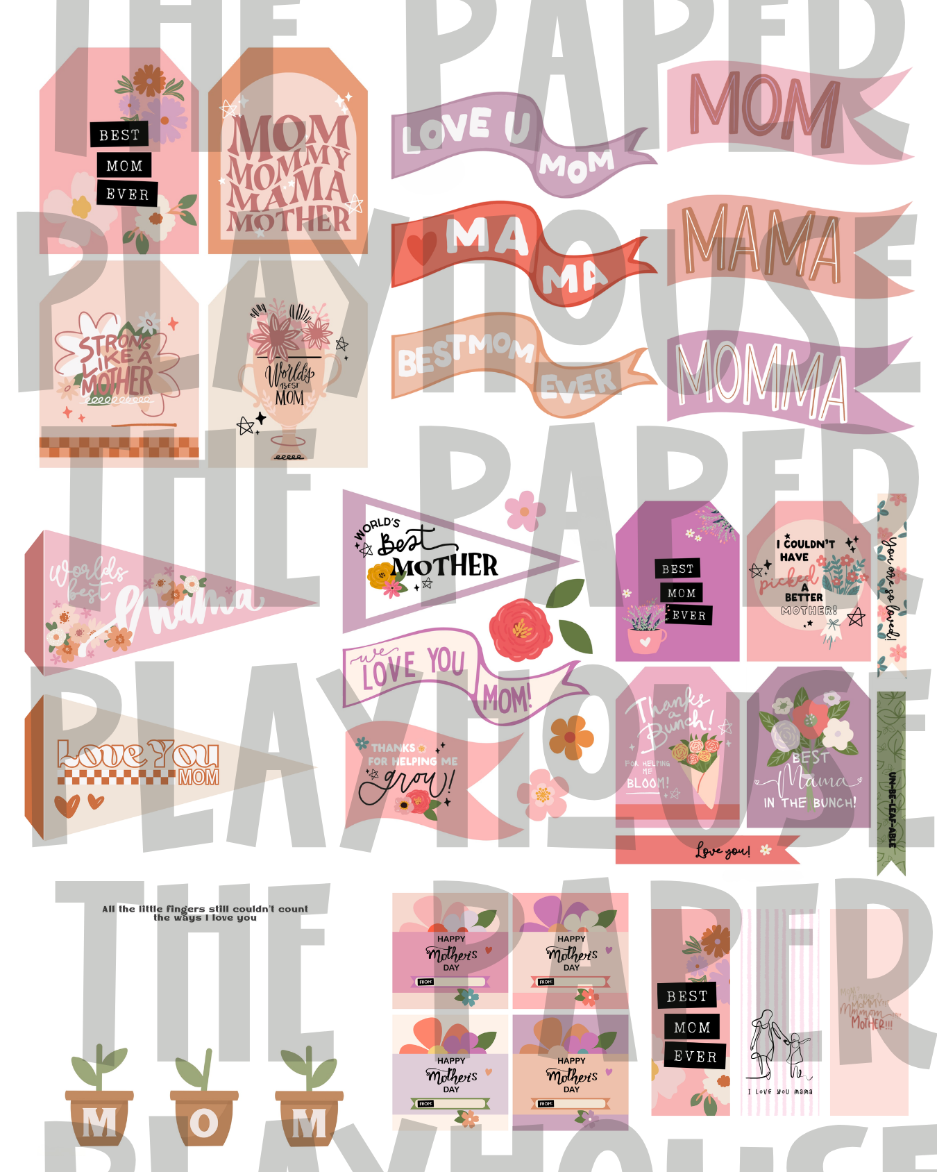 Family Celebration Printable/Downloadble Bundle – Mother’s Day, Father’s Day & Grandparents Day