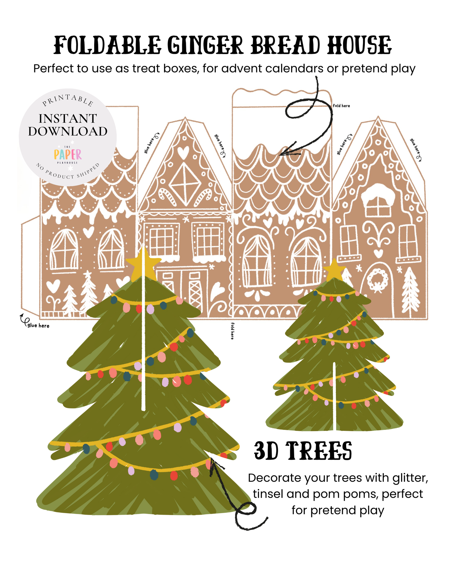 CHRISTMAS TOWN ACTIVITY / Printable download