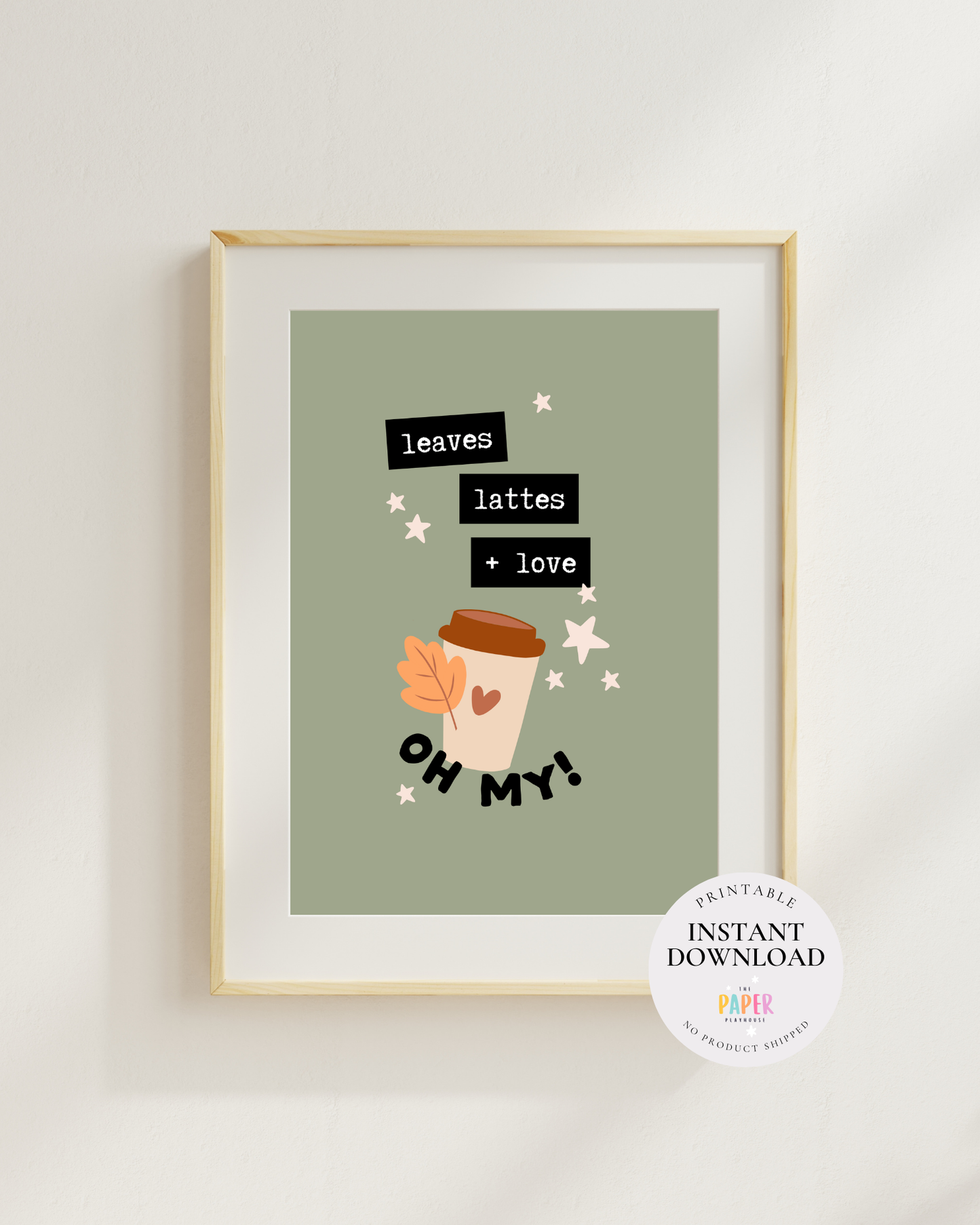 12 A4 Fall Frameable Art Prints | Printable downloadable