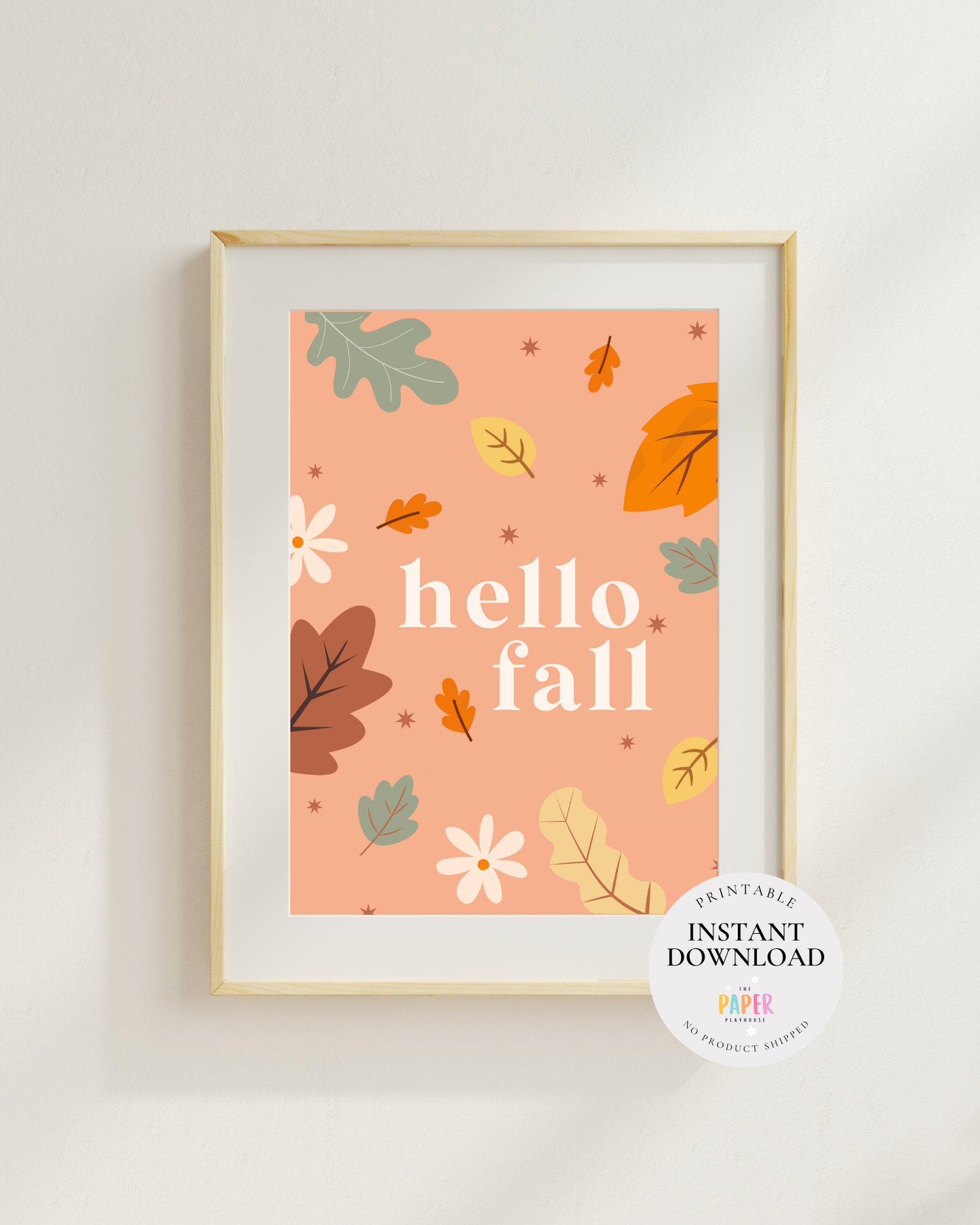 12 A4 Fall Frameable Art Prints | Printable downloadable