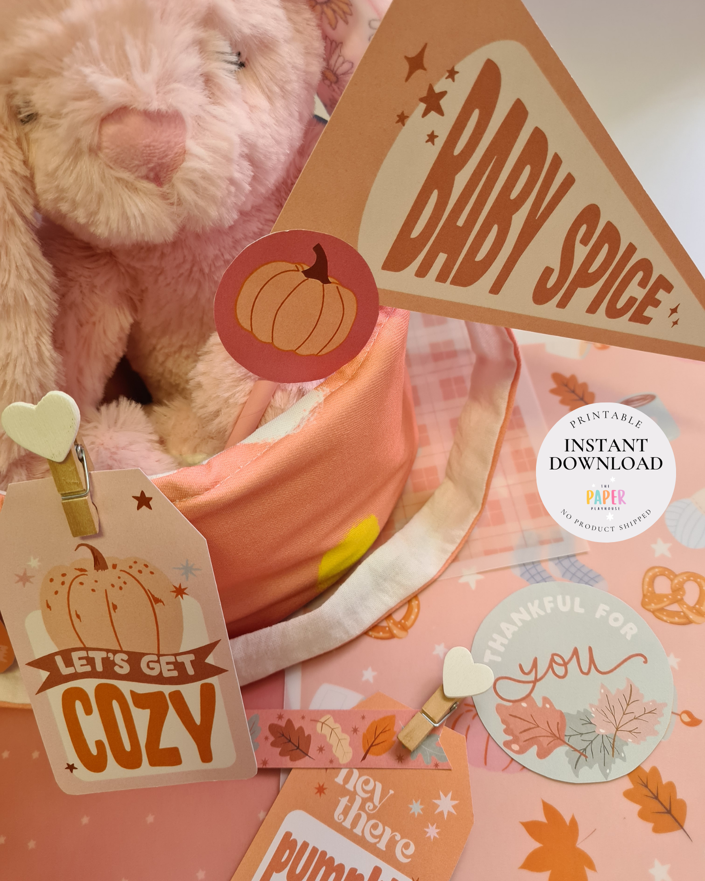 Mama and baby spice bonding set | Printable downloadable