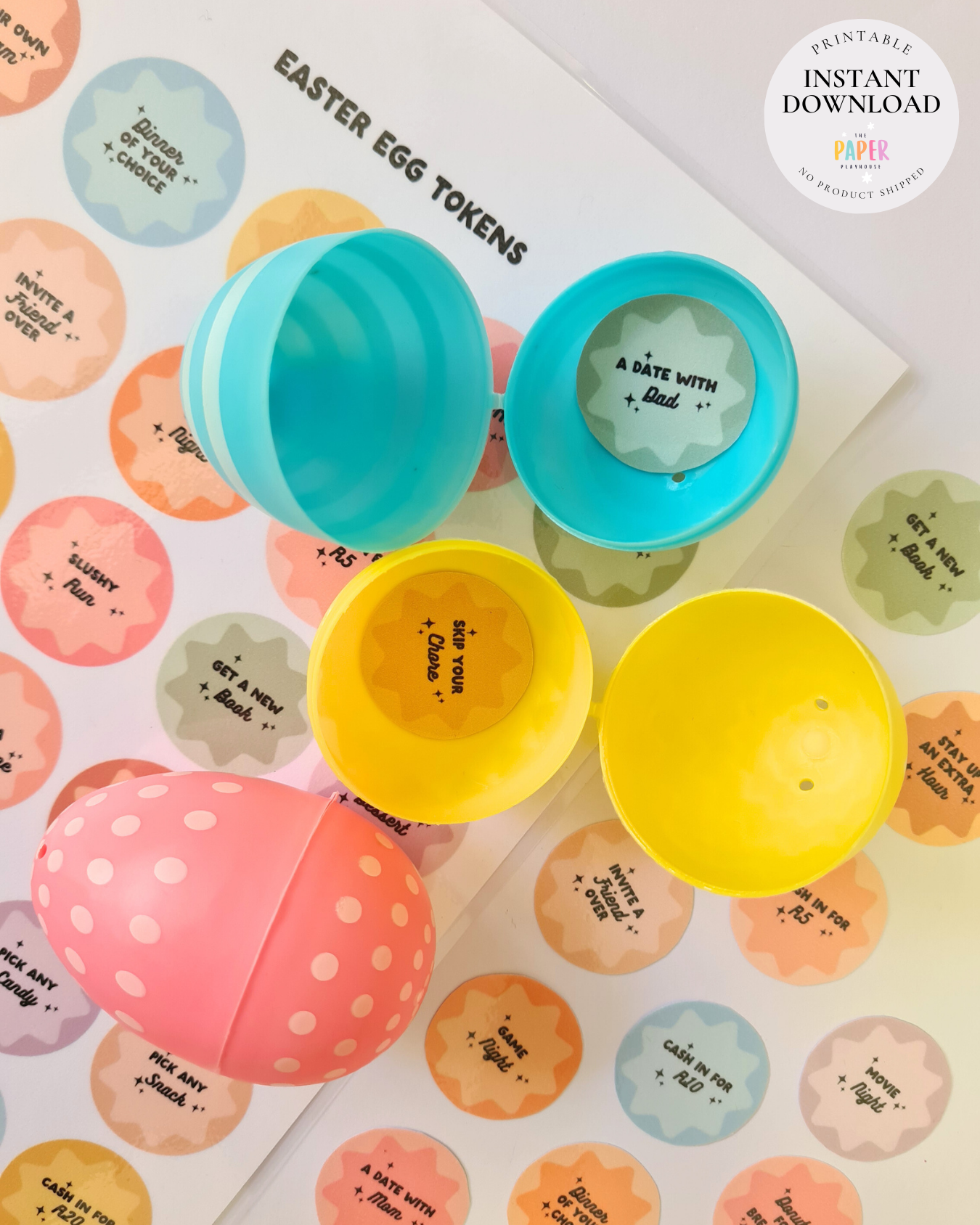 Easter Magic Bundle – Egg Tokens, Countdown & Bunny Bait Tags | Printable downloadable