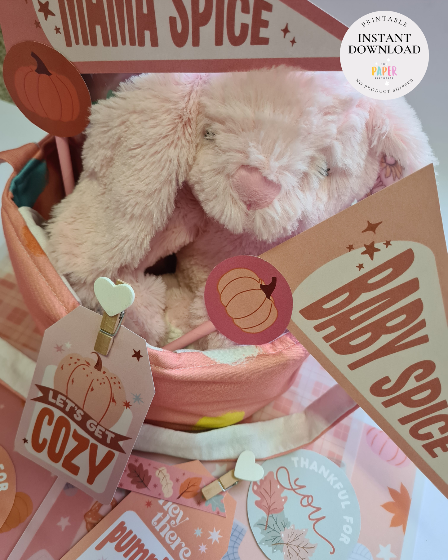Mama and baby spice bonding set | Printable downloadable