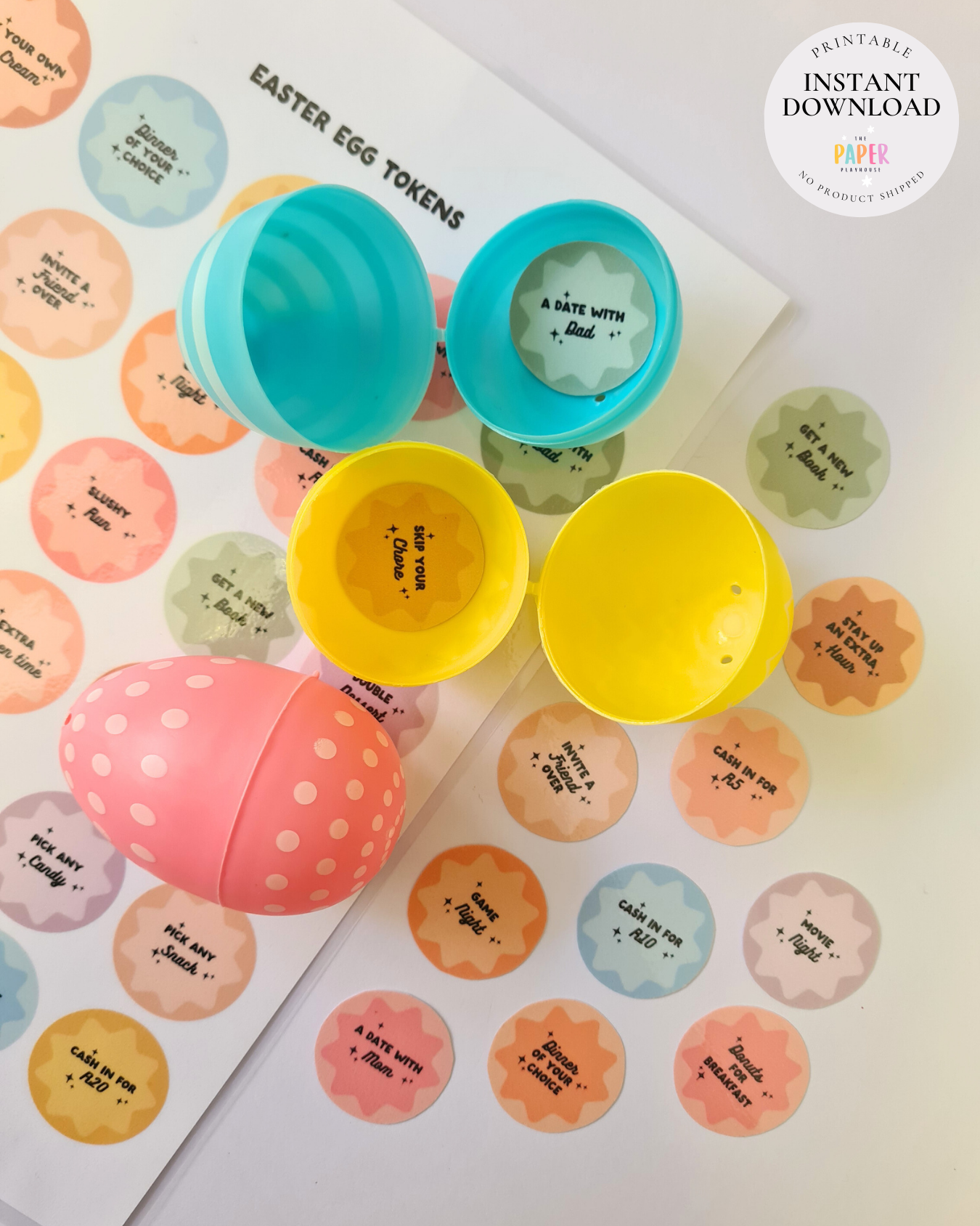 Easter Magic Bundle – Egg Tokens, Countdown & Bunny Bait Tags | Printable downloadable