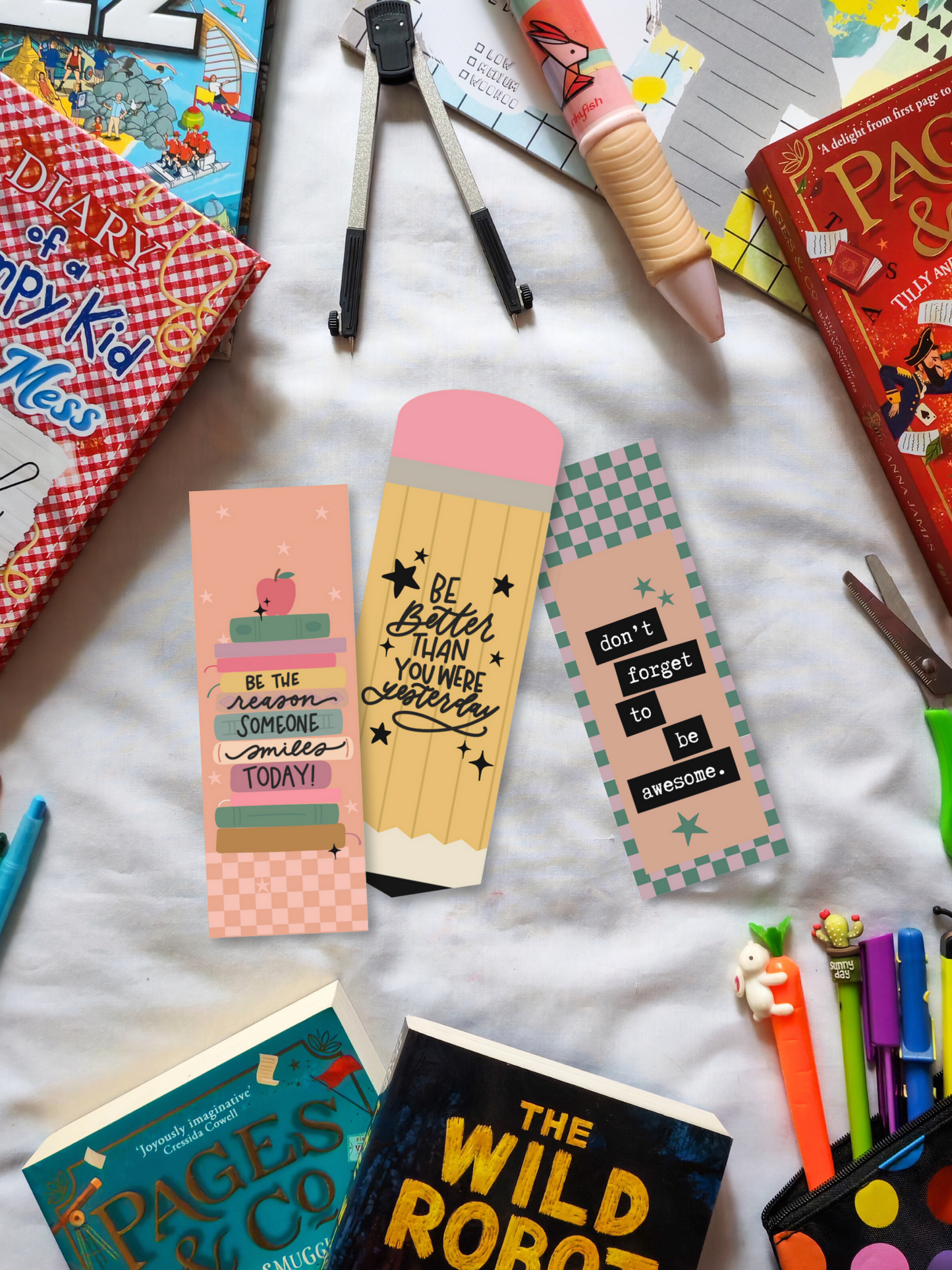 Back to school / PRINTABLE BOOKMARKS