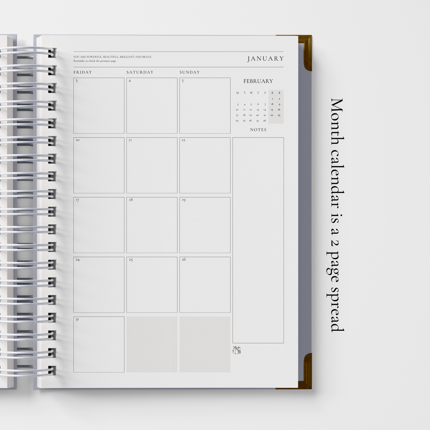 WEEKLY 2025 PLANNER - ELARA (pre-order delivery end November)