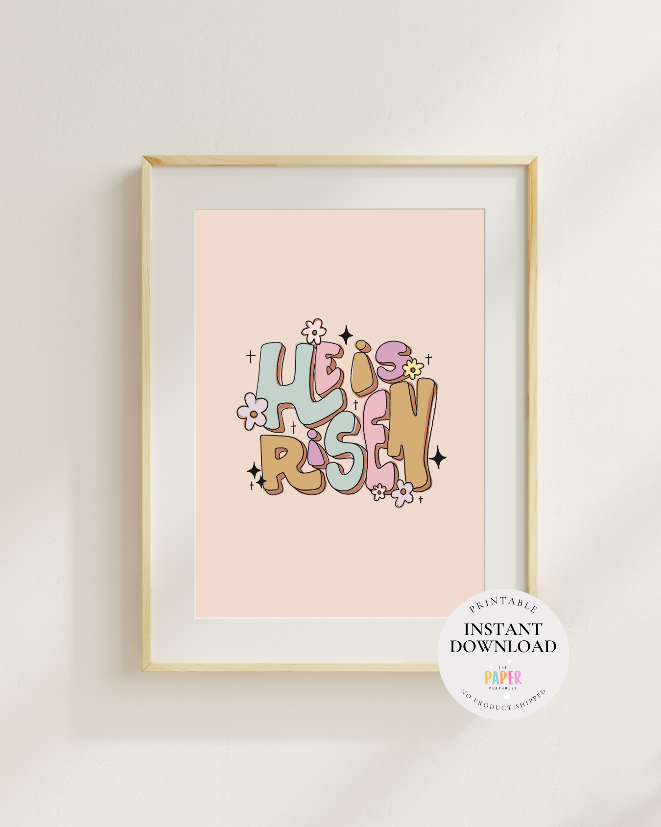 Easter Printable A4 Art | Printable downloadable