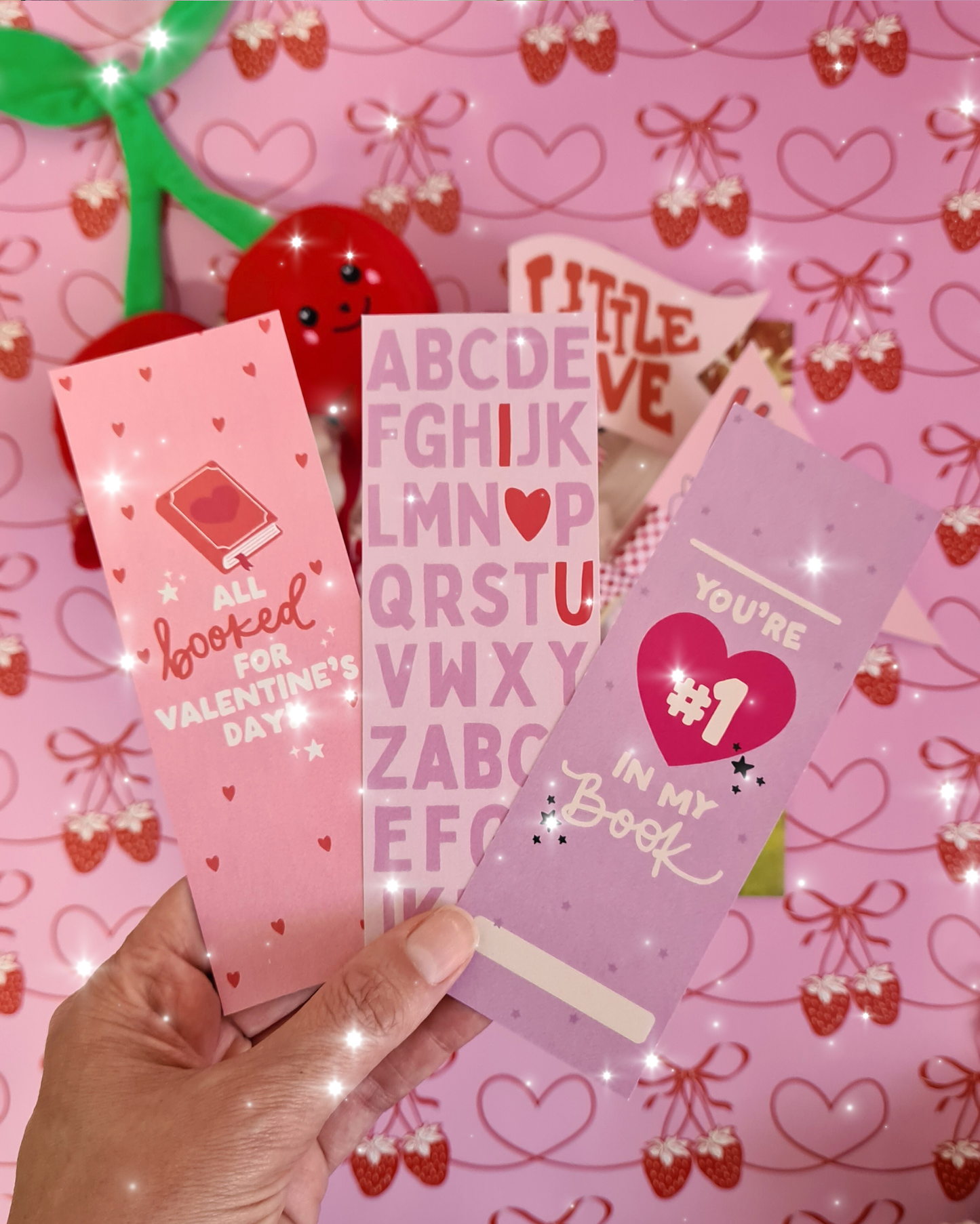 Valentine Bookstack Decor Kit for Kids | Printable downloadable