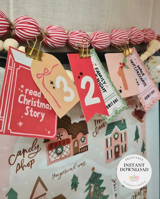 ACTIVITY ADVENT CALENDAR / Printable download