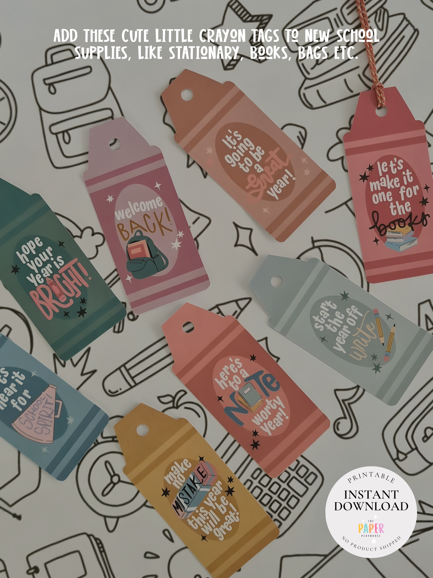 BACK TO SCHOOL TAKE NOTE BUNDLE / Printable download