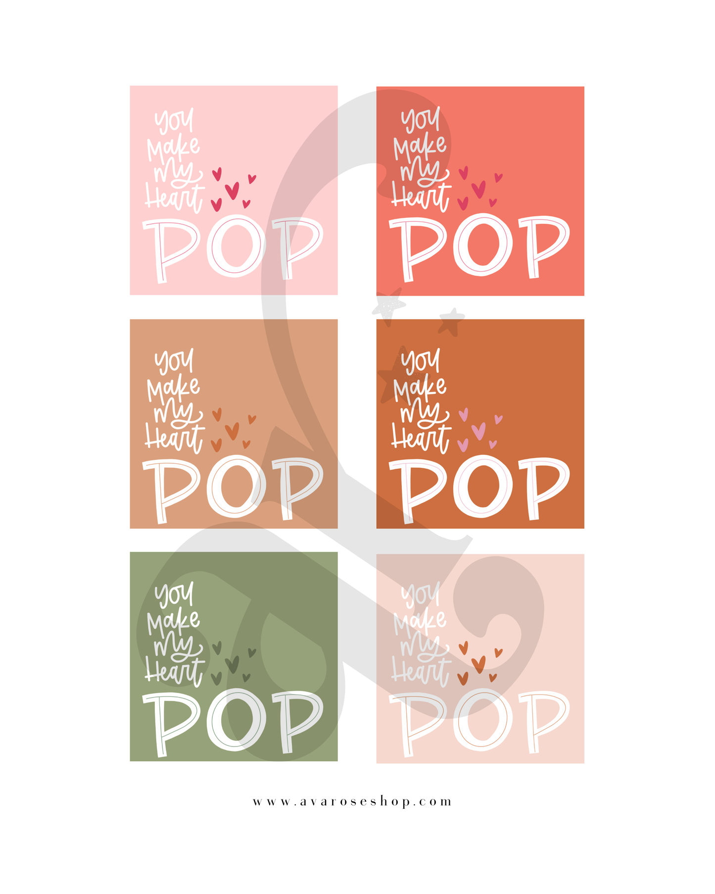 You make my heart pop / PRINTABLE VALENTINE