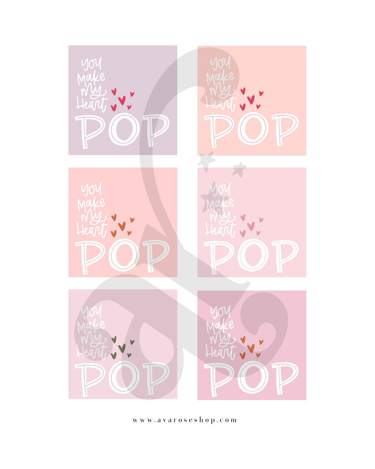 You make my heart pop / PRINTABLE VALENTINE