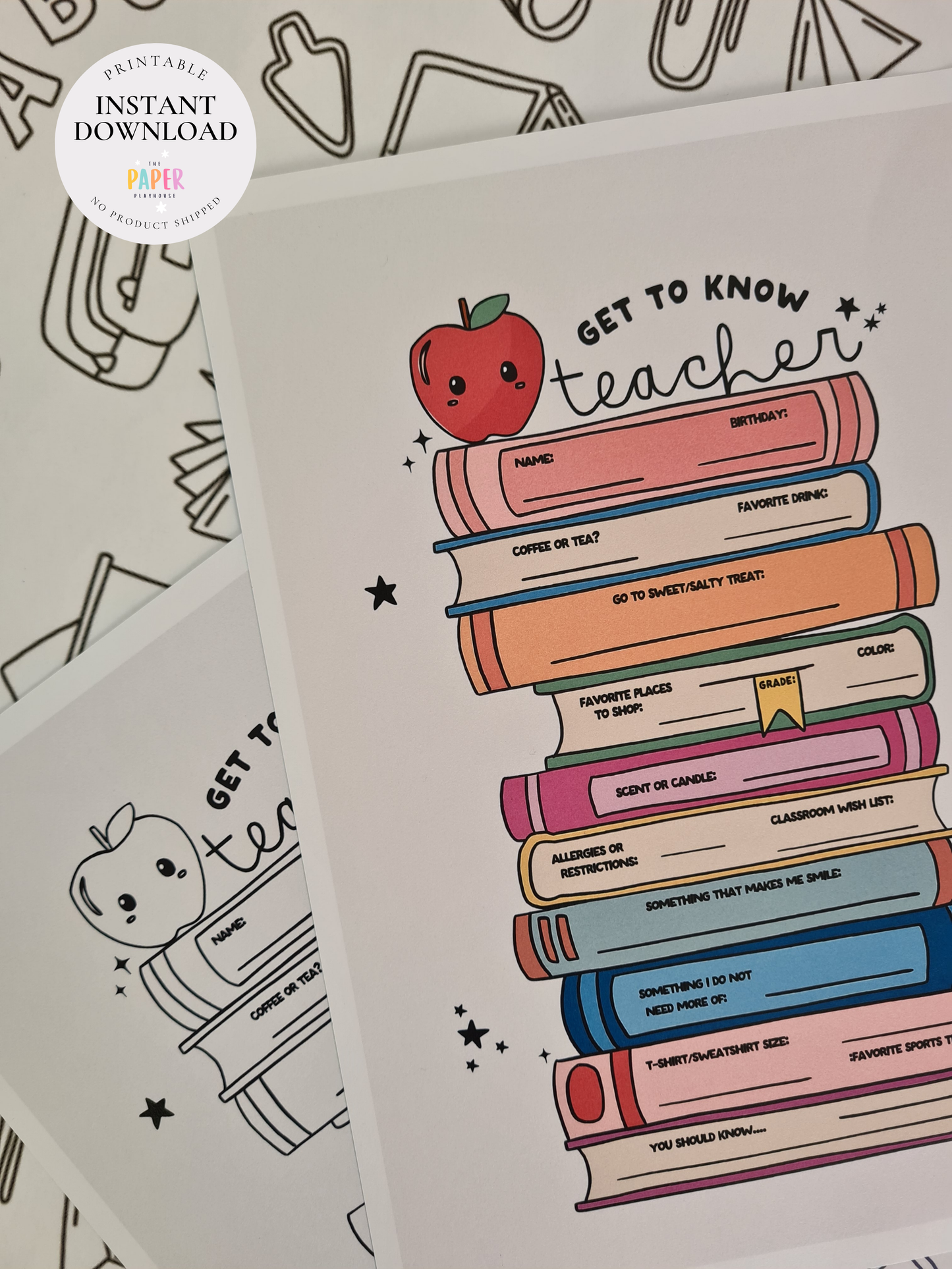 BACK TO SCHOOL DREAM. LEARN. REPEAT BUNDLE / Printable download
