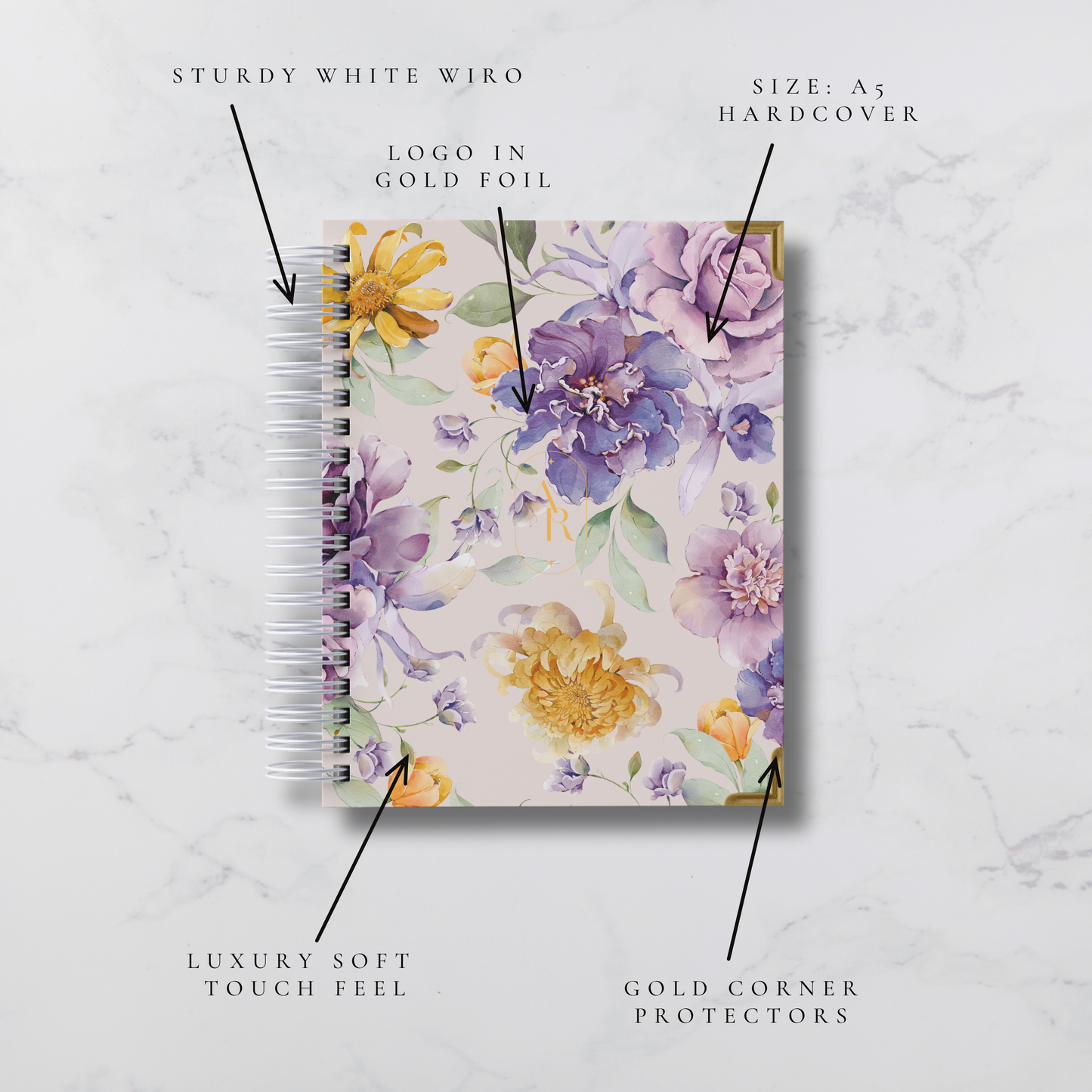 DAILY 2025 PLANNER -  VIOLET (pre-order delivery end November)