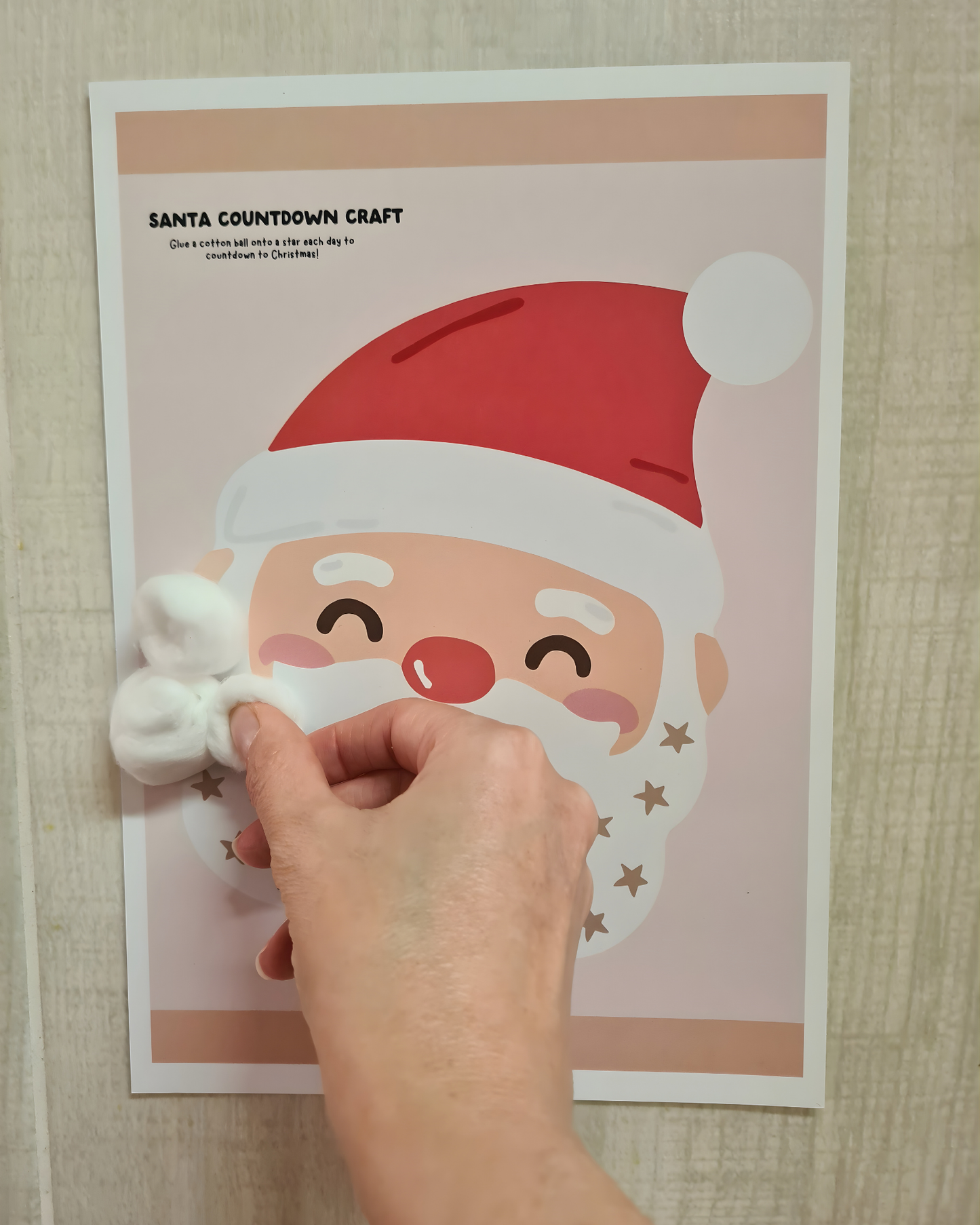 CHRISTMAS COUNTDOWN ACTIVITY / Printable download