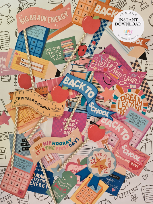 BACK TO SCHOOL DREAM. LEARN. REPEAT BUNDLE / Printable download