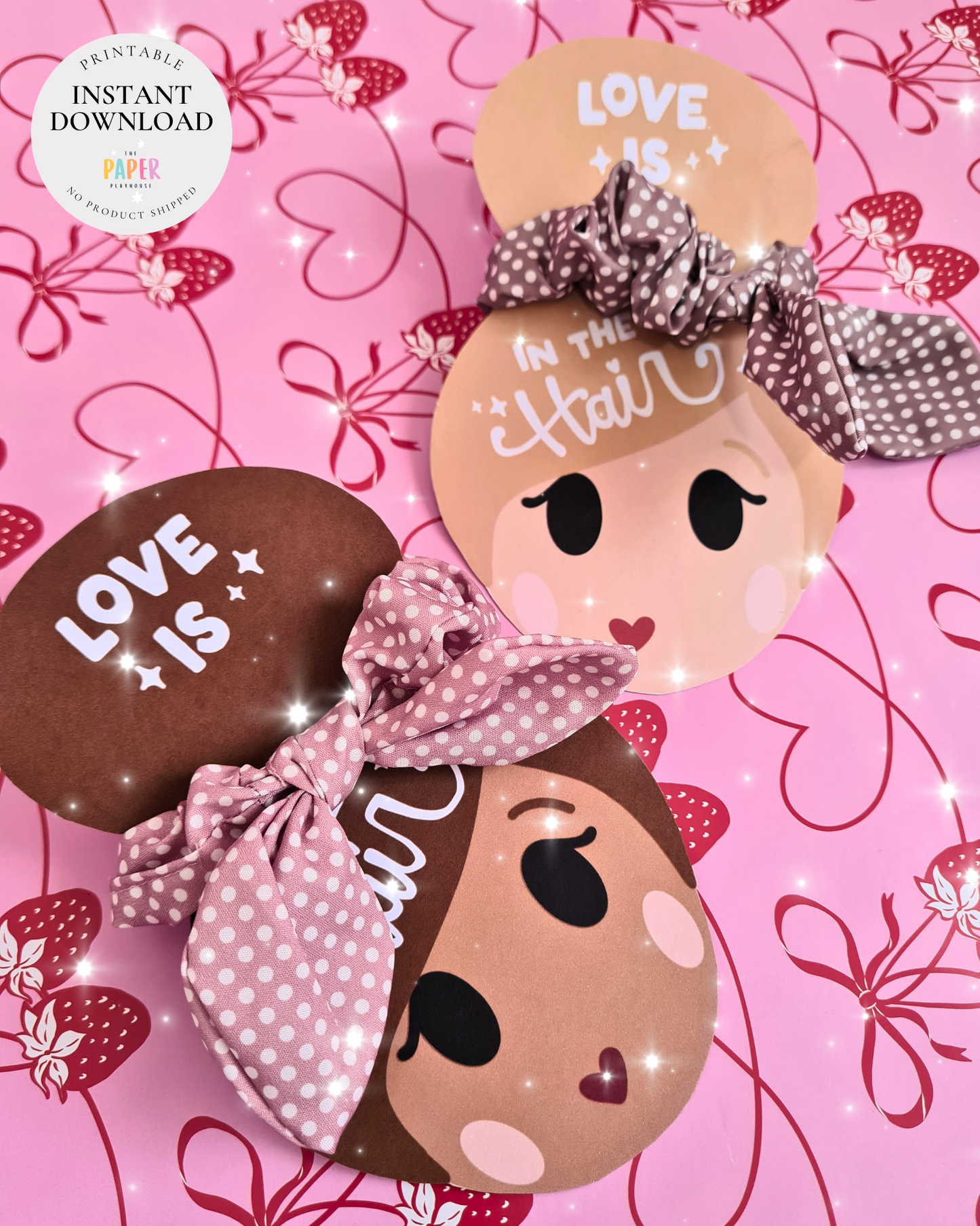 Class Valentine GIRLS| Printable downloadable