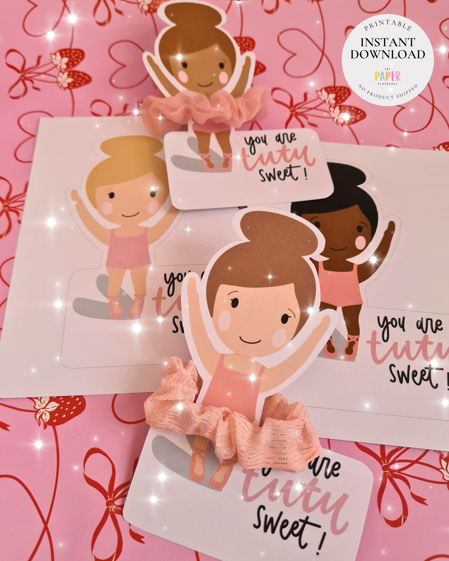 Class Valentine GIRLS| Printable downloadable