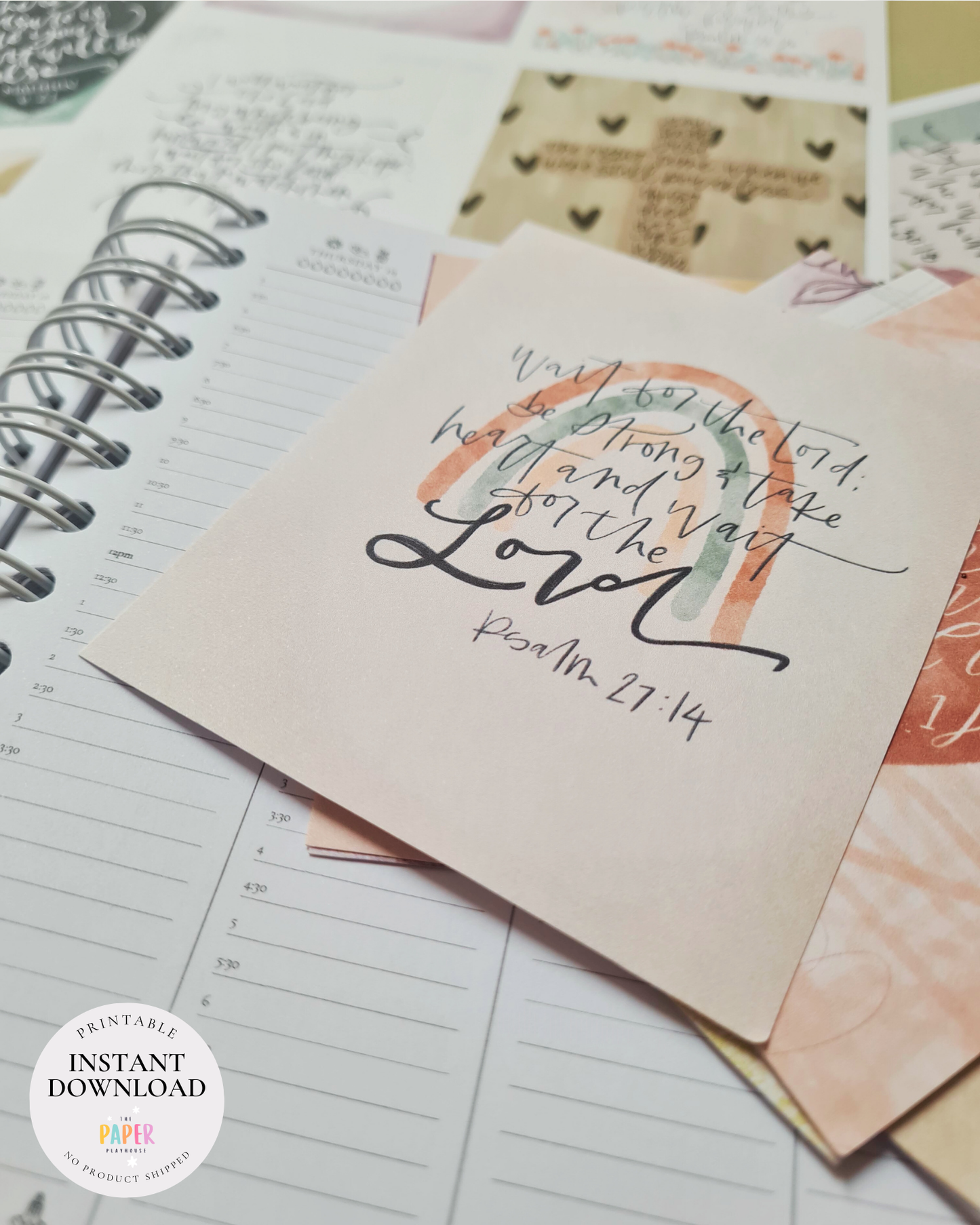 40 LENT Scripture cards | Printable downloadable