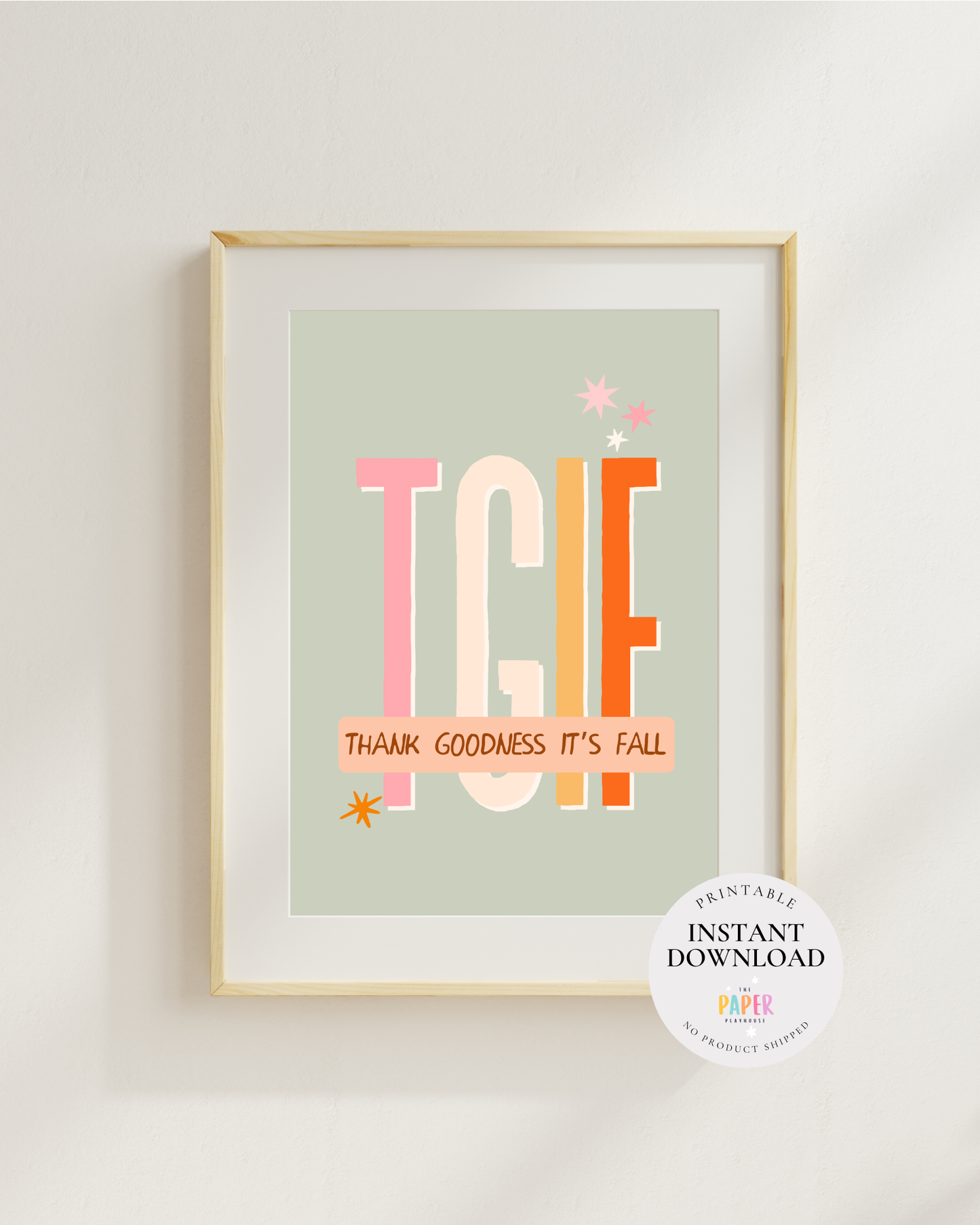 12 A4 Fall Frameable Art Prints | Printable downloadable