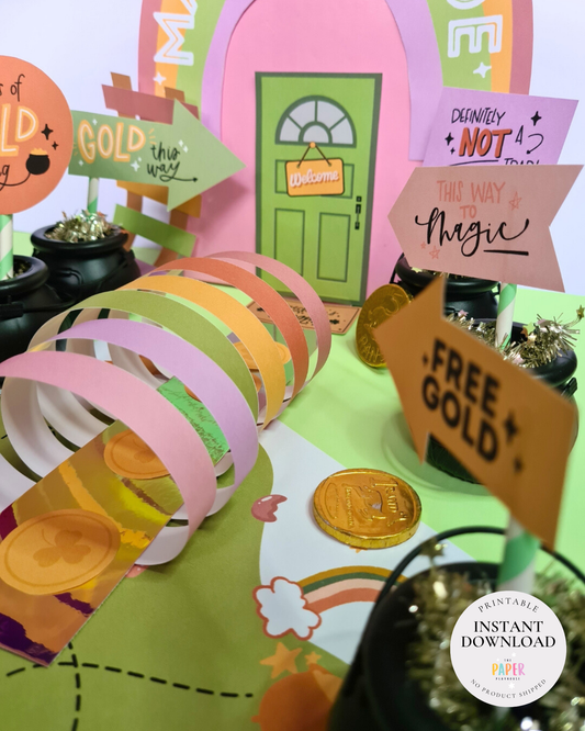 St. Patrick’s Day Magic Bundle – Scavenger Hunt & Leprechaun Trap Kit | Printable downloadable