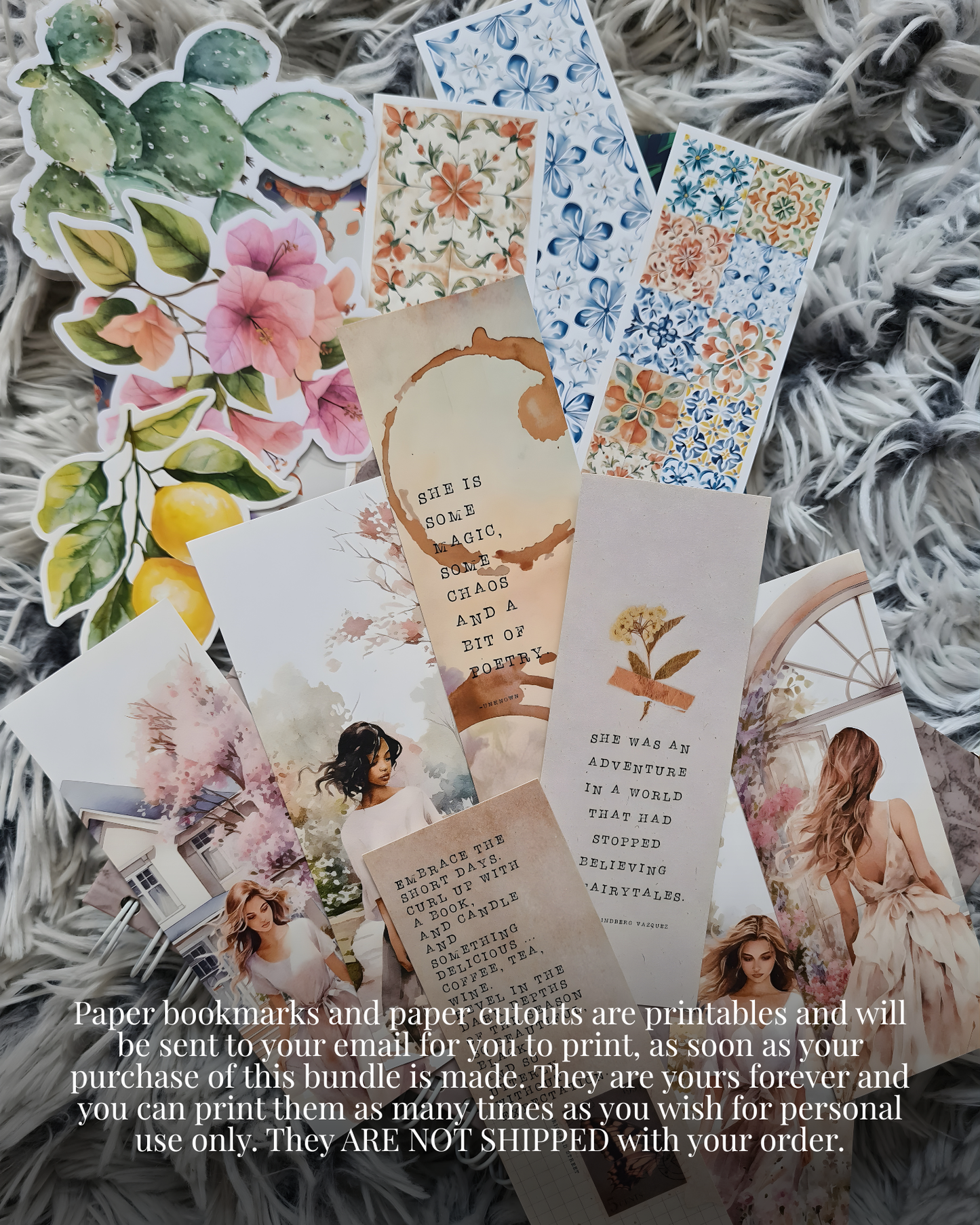 BOOKMARK BUNDLE 1 (WITH 17 PRINTABLE/DOWNLOADBLE BOOKMARKS)