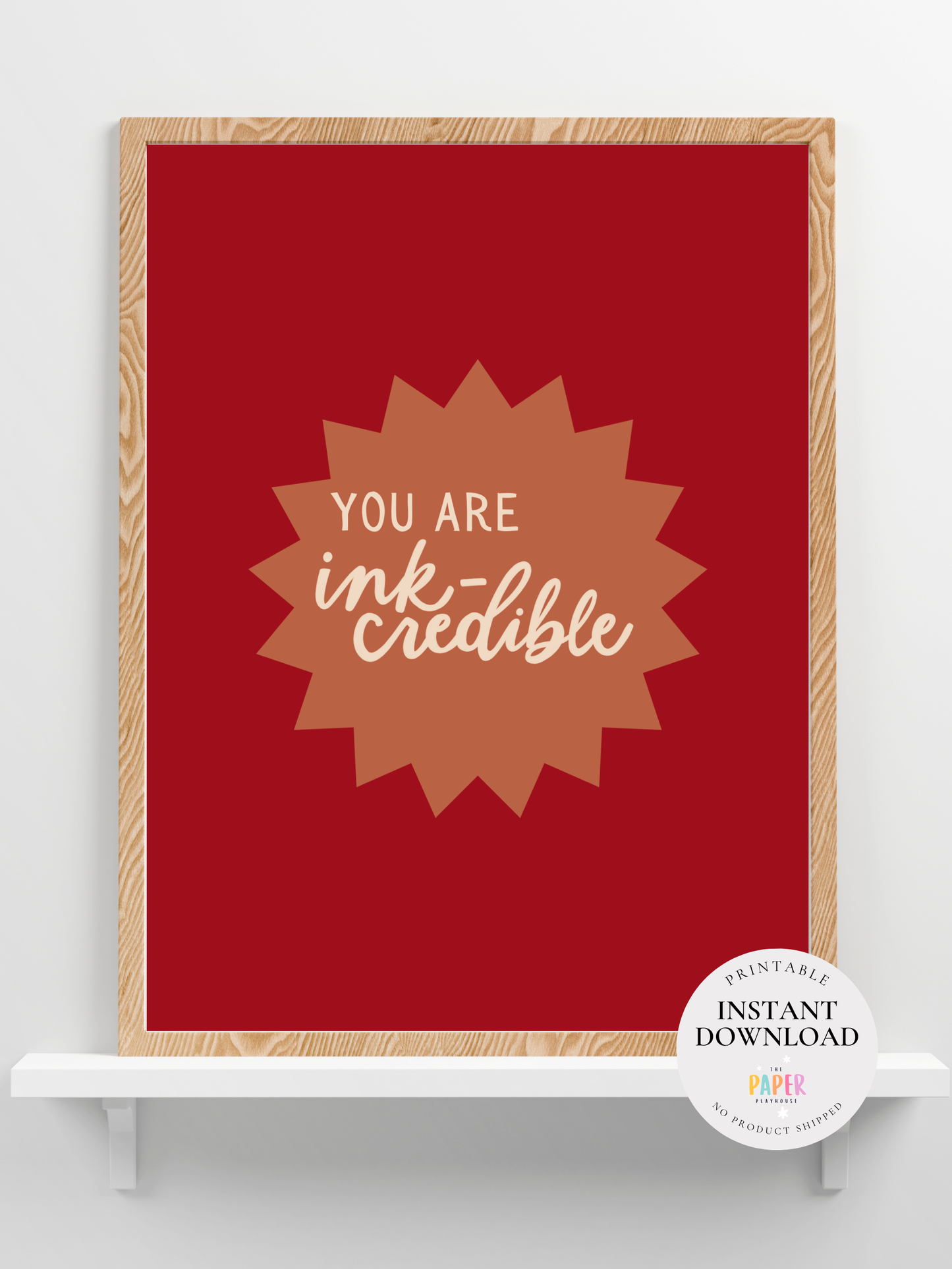 BACK TO SCHOOL START THE YEAR WRITE A4 FRAMEABLE ART  / Printable downloadable