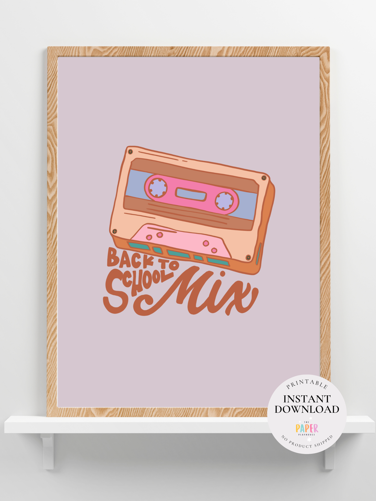 BACK TO SCHOOL START THE YEAR WRITE A4 FRAMEABLE ART  / Printable downloadable