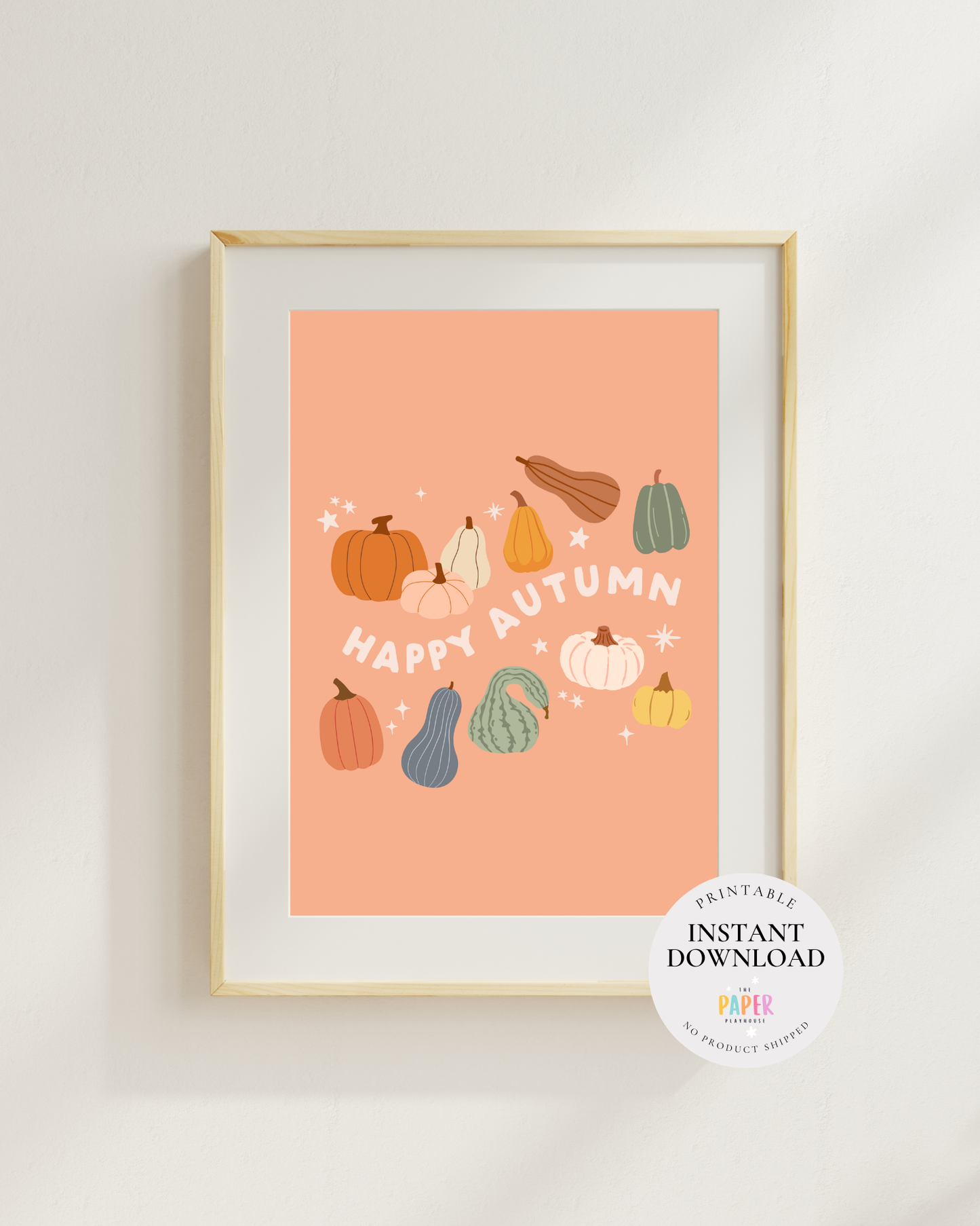 12 A4 Fall Frameable Art Prints | Printable downloadable