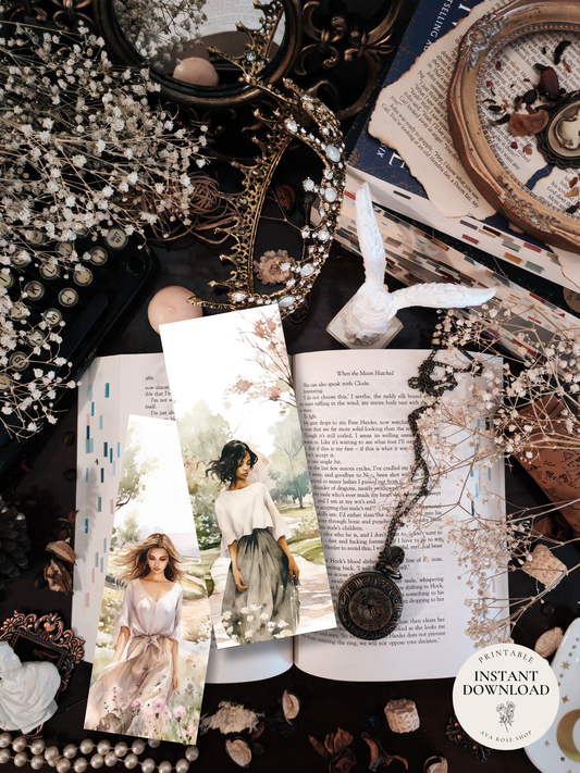 SECRET GARDEN / Printable bookmarks