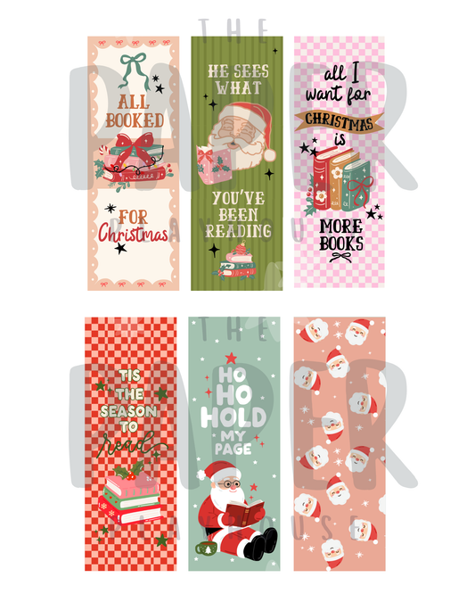 CHRISTMAS BOOKMARKS 1 / Printable download