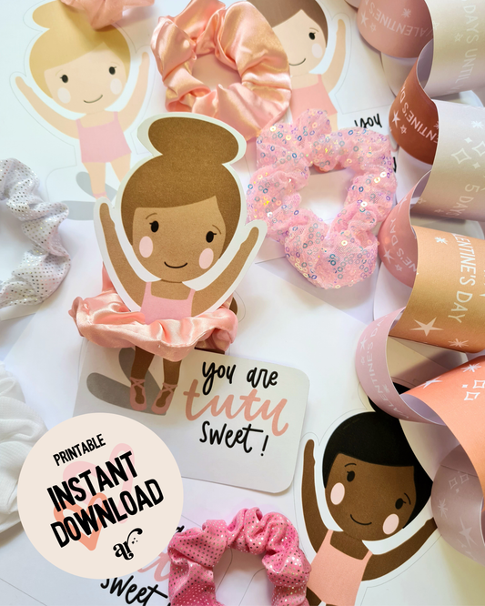 TUTU sweet / PRINTABLE VALENTINE