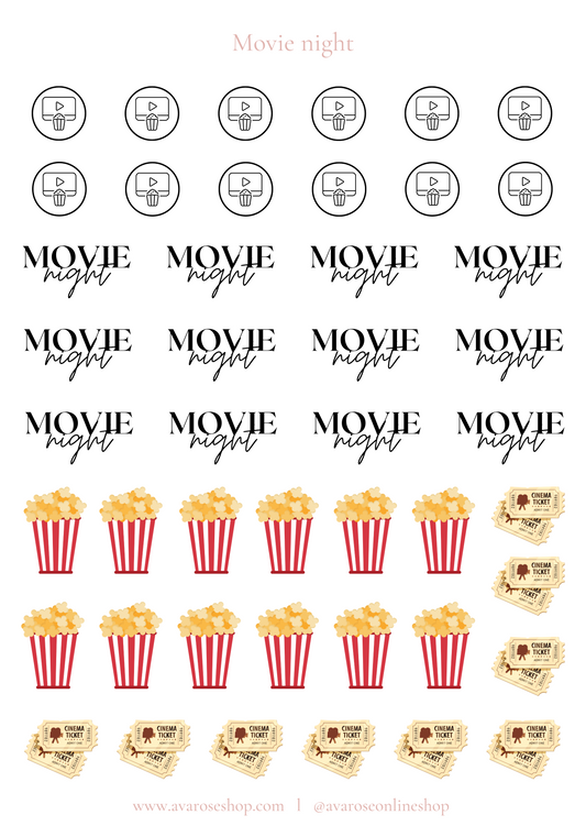 STICKERS Movie night