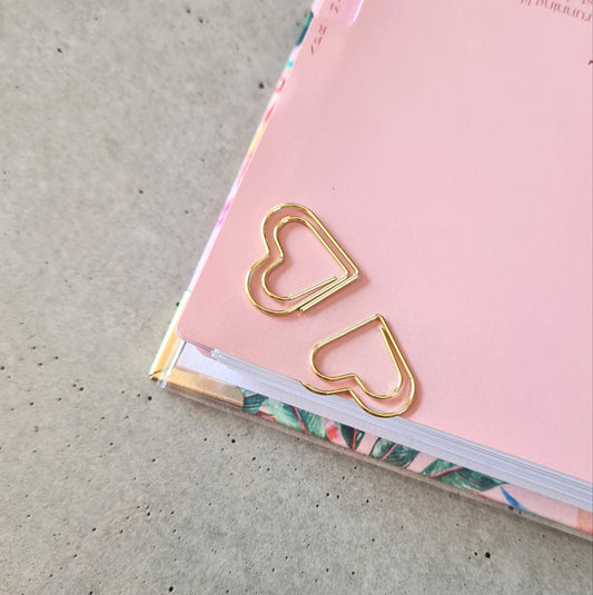 PAPERCLIP Gold heart