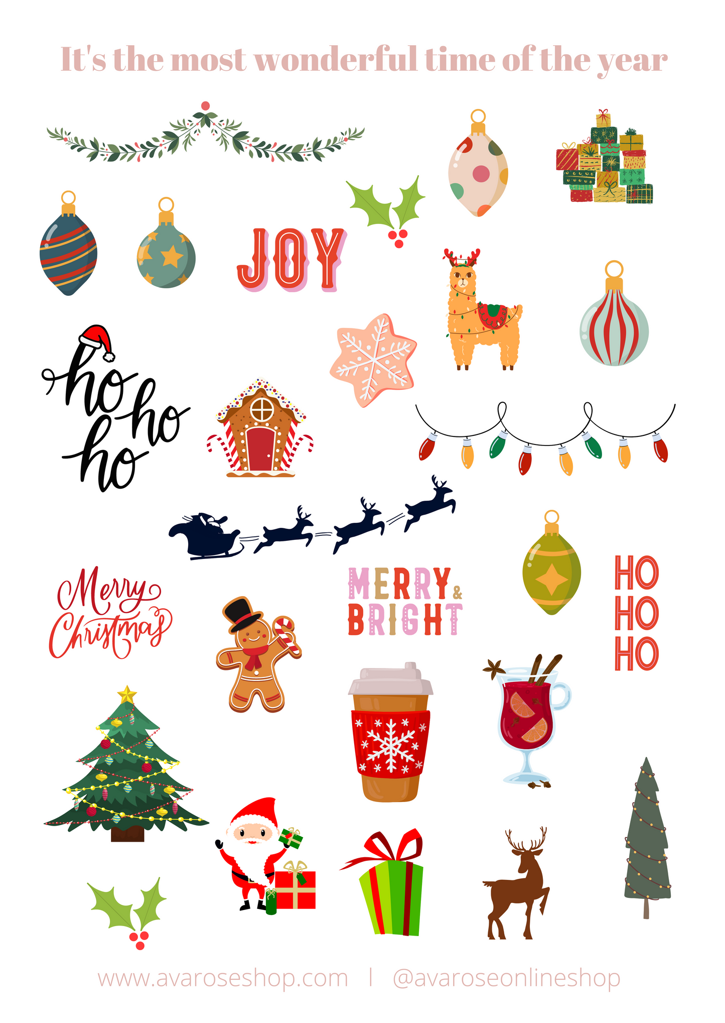 STICKERS It's the most wonderful time of the year
